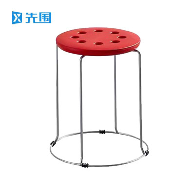 先围 圆凳 钢柱10mm粗凳高45cm 个