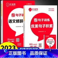 [3本更划算]优美句子+修辞手法+打卡本 小学通用 [正版]小学语文优美句子积累大全修辞手法专项训练打卡计划书小学生一二