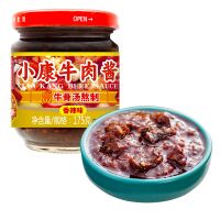 小康(XIAOKANG)牛肉酱 香辣味175克/瓶 辣椒酱 火锅蘸酱下饭酱拌面酱调味品 非麻酱