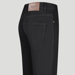 鳄鱼恤CROCODILE 男士秋冬款黑色牛仔裤直筒百搭长裤