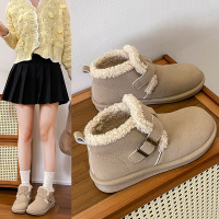 雪地靴女新款冬季百搭加绒加厚保暖马丁靴短筒棉鞋休闲_2_794