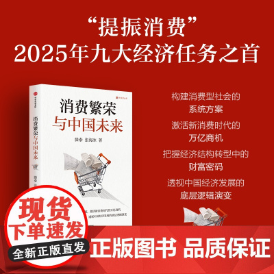 消费繁荣与中国未来 滕泰 张海冰著 为中国消费繁荣提出系统性解决思路与方案 宏观经济消费投资 中信出版社图书 正版
