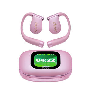 CLEER ARC 5运动版开放式AI蓝牙耳机,粉色