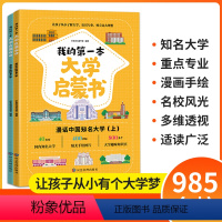 全国通用 我的第一本大学启蒙书[全套2册] [正版]我的第一本大学启蒙书全套2册 漫画中国知名大学 儿童认知启蒙书籍 孩