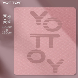 YOTTOY 超大双人瑜伽垫加厚加宽加长防滑垫子地垫家用跳操舞蹈隔音健身垫 明星系列瑜伽垫(双人)E23A01