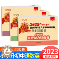 [醉染正版]2023版王朝霞小升初初中重点学校考前突破密卷语文数学英语人教版全国通用语数英分类集训专项训练押题复习测试卷