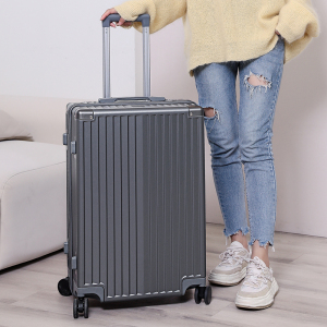 罗恩Ronoen铝框行李箱24寸男女小型20寸登机箱高颜值拉杆箱万向轮26寸旅行箱皮箱子出国留学托运箱包29寸密码箱出口