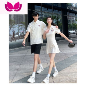 七斓特别的情侣装夏装高级感一裙一衣套装polo衫t恤短袖不一样2023女