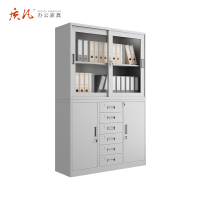 质凡宽中六斗文件柜储物柜带锁多门柜/ZF-WJG018/1180*390*1800