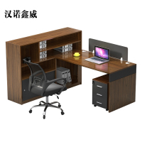 汉诺鑫威财务办公桌职员桌简约现代2/4/6人位屏风办公卡座双人办公桌组合[工厂现做 7天内发货]