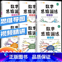 [开拓思维]全一册数学思维训练 小学二年级 [正版]数学思维训练一年级二年级三年级上册下册四五六小学奥数举一反三应用题强