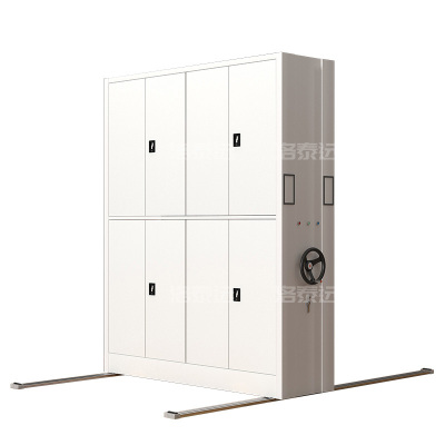 洛泰远 电动密集架移动档案柜钢制轨道密集柜 一列2组