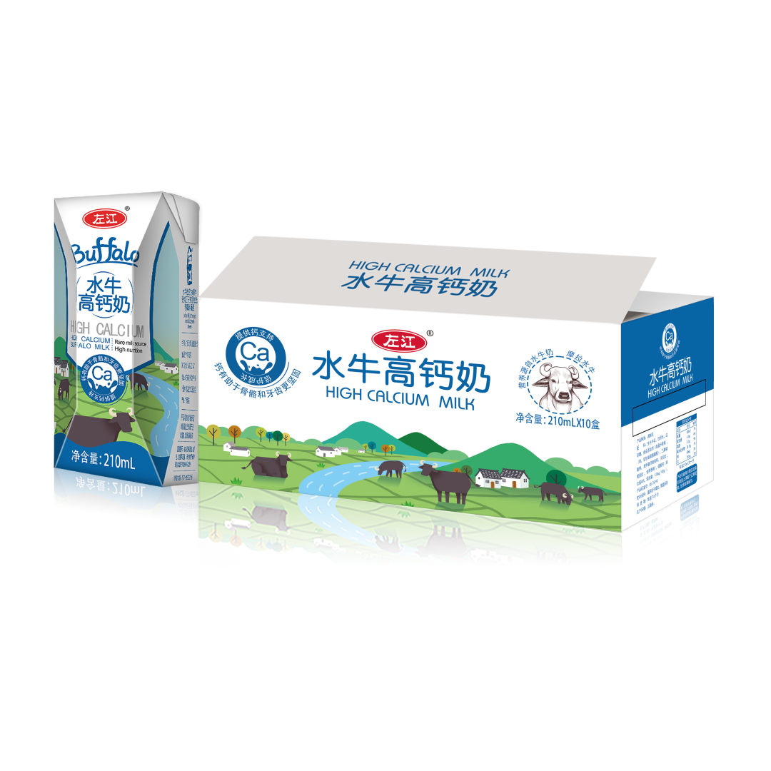 左江 水牛奶高钙奶210ml×10盒/箱