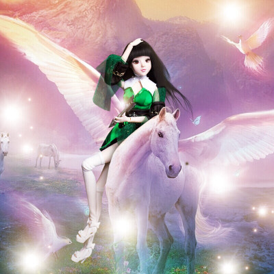 公主洋娃娃仿真关节可动漫人偶 儿童生日套装 十二星座-射手座_209