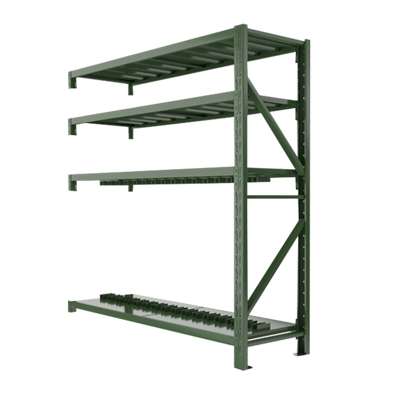 乙壬消防铁锹镐农具摆放架安保装备器材存放架绿色货架盾牌架重型-副架