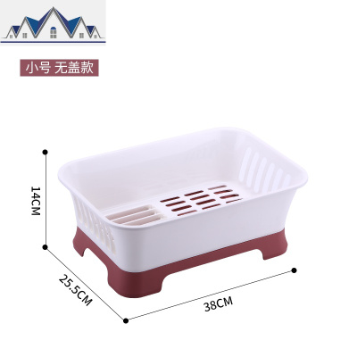 厨房用品家用碗筷收纳盒放碗架沥水架餐具碗碟收纳置物架沥水篮子 三维工匠
