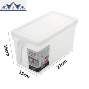 冰箱收纳盒长方形抽屉式鸡蛋盒食品冷冻盒厨房收纳保鲜塑料储物盒 三维工匠