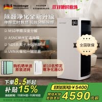 [国家补贴]诺森柏格 空气净化器 净化 颗粒物 光催化 除甲醛 甲醛分解 uv除菌 负离子空气净化机H9
