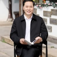 春秋休闲纯色大方简约外套男装翻领风衣行政夹克出行商务拉链外套