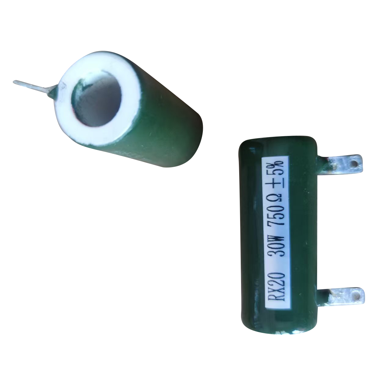 七九四 筛选精密被釉线绕电阻器 RX20 30W 750Ω±5% 个