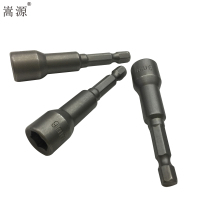 嵩源磁力套筒65MM长强力钻尾六角风批带磁性钻尾 9mm 个