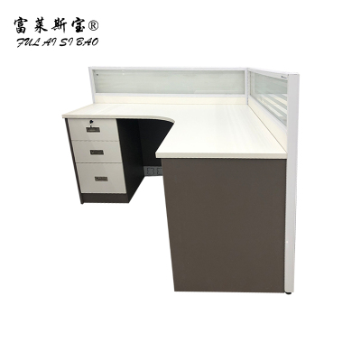 富莱斯宝 L型屏风办公桌屏风工位 1200*1400*1400 /张