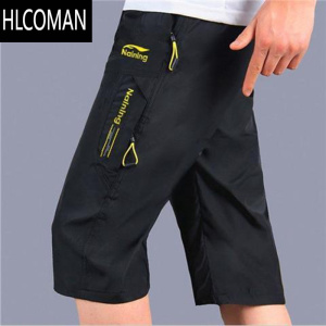 HLCOMAN夏季薄款运动七分裤男宽松透气马裤中裤男士休闲速干大码沙滩短裤