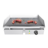 lecon/乐创扒炉商用电热电铁板烧铁板小吃摆摊设备工具不粘烤冷面手抓饼机器