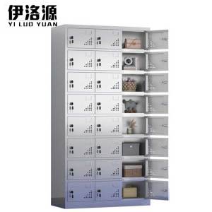 伊洛源不锈钢更衣柜304二十四门台