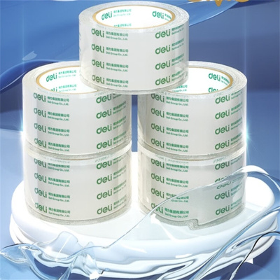 得力高品质高透明封箱胶带60mm*100y*50um(91.4m/卷)30396