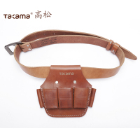 高松(Takama)头层牛皮3联钳子套+电工皮带套装 705013/件