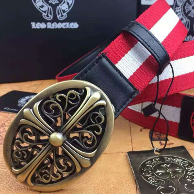 赫泽琼斯HEZZJONS皮带男进口纯牛皮真皮腰带纯铜克罗心板扣休闲裤带青年韩版百搭潮男皮带