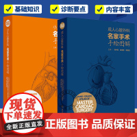 任选2册] 小儿心脏外科名家手术手绘图解+成人心脏外科名家手术手绘图解 刘中民 翁渝国 李颖则 刘锦纷 人民卫生出版社书