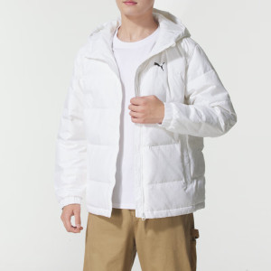 彪马(PUMA)羽绒服男装新款保暖上衣连帽防风运动羽绒外套防寒休闲服692811-02 ZP
