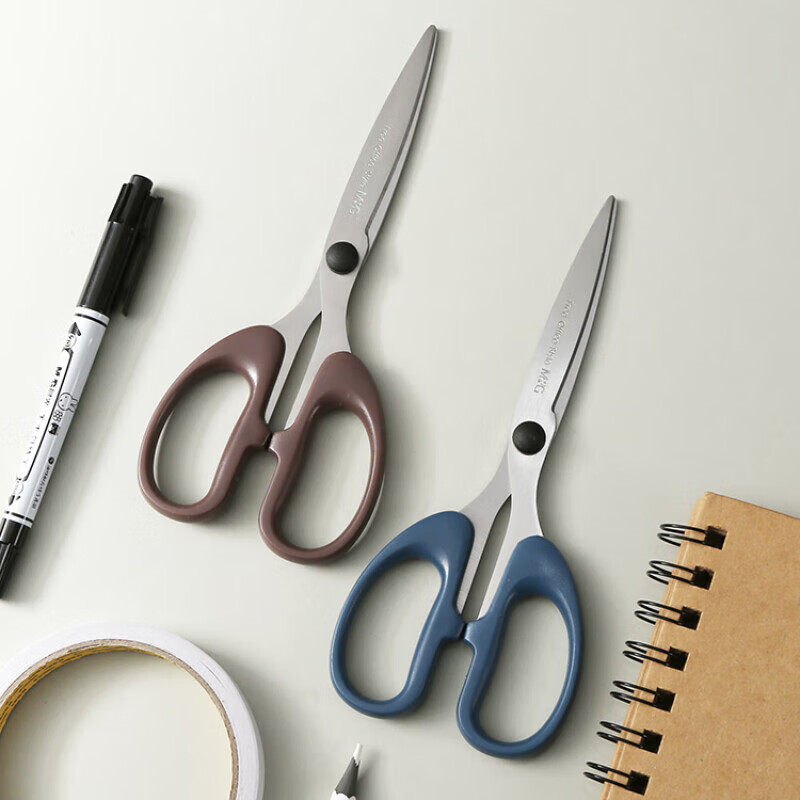 晨光M&G创意双头剪刀学生办公多用途不锈钢耐用设计