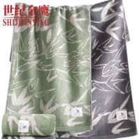世纪金鹰 竹纤维提花毛巾 067单条袋装