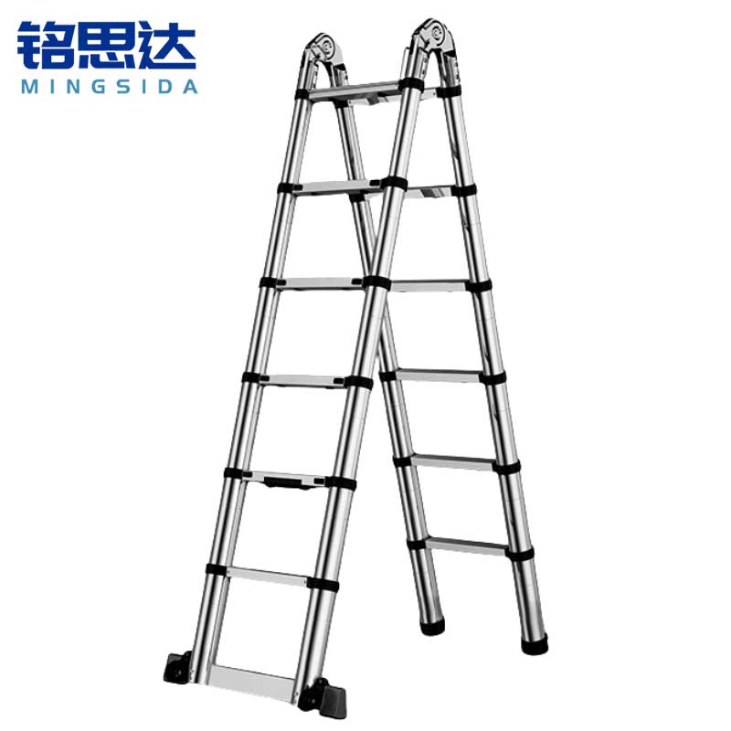 铭思达全铝伸缩梯1.9+1.9=直3.8米个