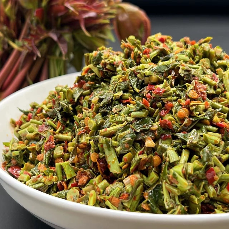 新鲜凉拌香椿香椿芽春天菜湖南湘西特产香辣即食开胃下饭250g 250g一