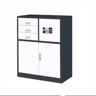 保密柜三圣S-BMG04 密码解锁,机械锁 3层