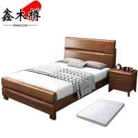 鑫木樽宿舍床+床垫+床头柜150*200*100cm套