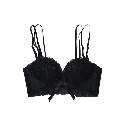 Ideamini内衣女小胸聚拢厚无钢圈胸罩平胸显大不空杯上托美背文胸性感套装抹胸