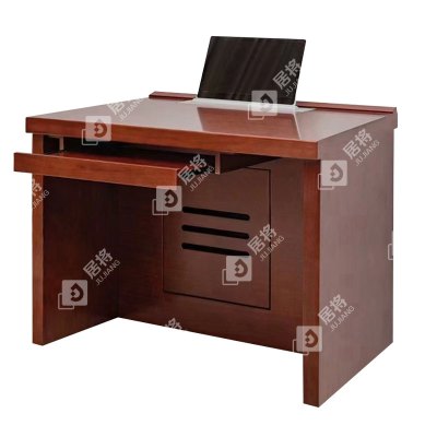 居将 JJ4022301 升降电脑桌多媒体办公桌会议培训桌 0.8米单人位