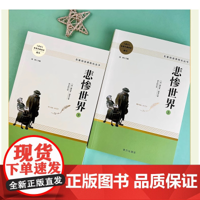 悲惨世界 大卫 科波菲尔上下两册名著阅读课程化丛书雨果著全译本初高中生青少课外阅读世界经典名著外国长篇小说 南方出版社