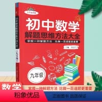 数学解题思维方法大全 九年级 [正版]新版 初中数学解题思维方法大全·九年级 中学数学课 陈志昌 主编 山西教育出版社
