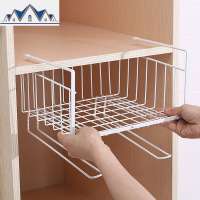 厨房橱柜下置物架隔层挂篮储物架衣柜收纳分层架子柜子挂架整理架 三维工匠