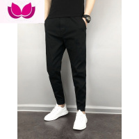 七斓新款男工装裤潮流韩版网红同款休闲束脚裤社会精小伙哈伦裤