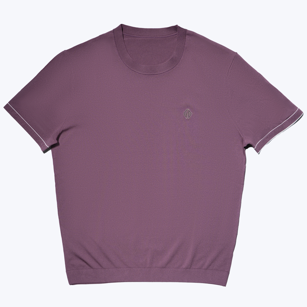 尘界2025新款休闲薄款短袖男潮牌圆领t恤