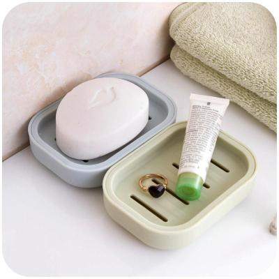 日式ins简约皂盒阿斯卡利(ASCARI)双层带盖香皂盒卫生间沥水肥皂盒创意旅行便携北欧灰+北欧咖