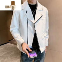 YANXU短款风衣男士英伦小西装夹克休闲外套韩版潮流修身痞帅西服