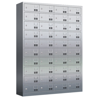 攸形不锈钢餐盘柜40门钥匙款1350*400*1800mm台